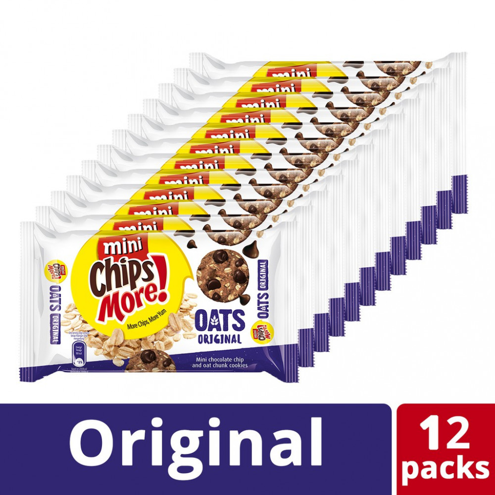 Chipsmore Oats Original Cookies (80g x 12) Chipsmore Oats Original Cookies (80g x 12)