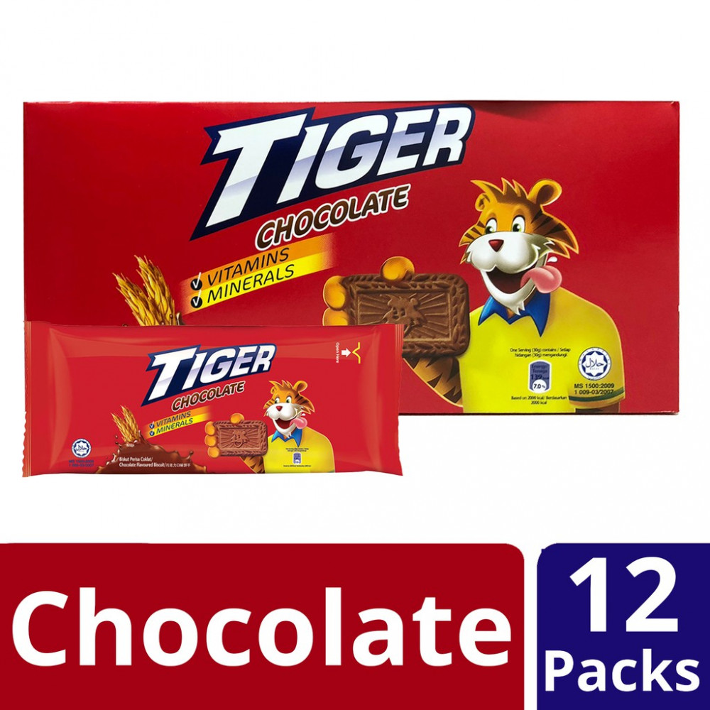 Tiger Energy Biscuit Chocolate (60g x 12) Tiger Energy Biscuit Chocolate (60g x 12)