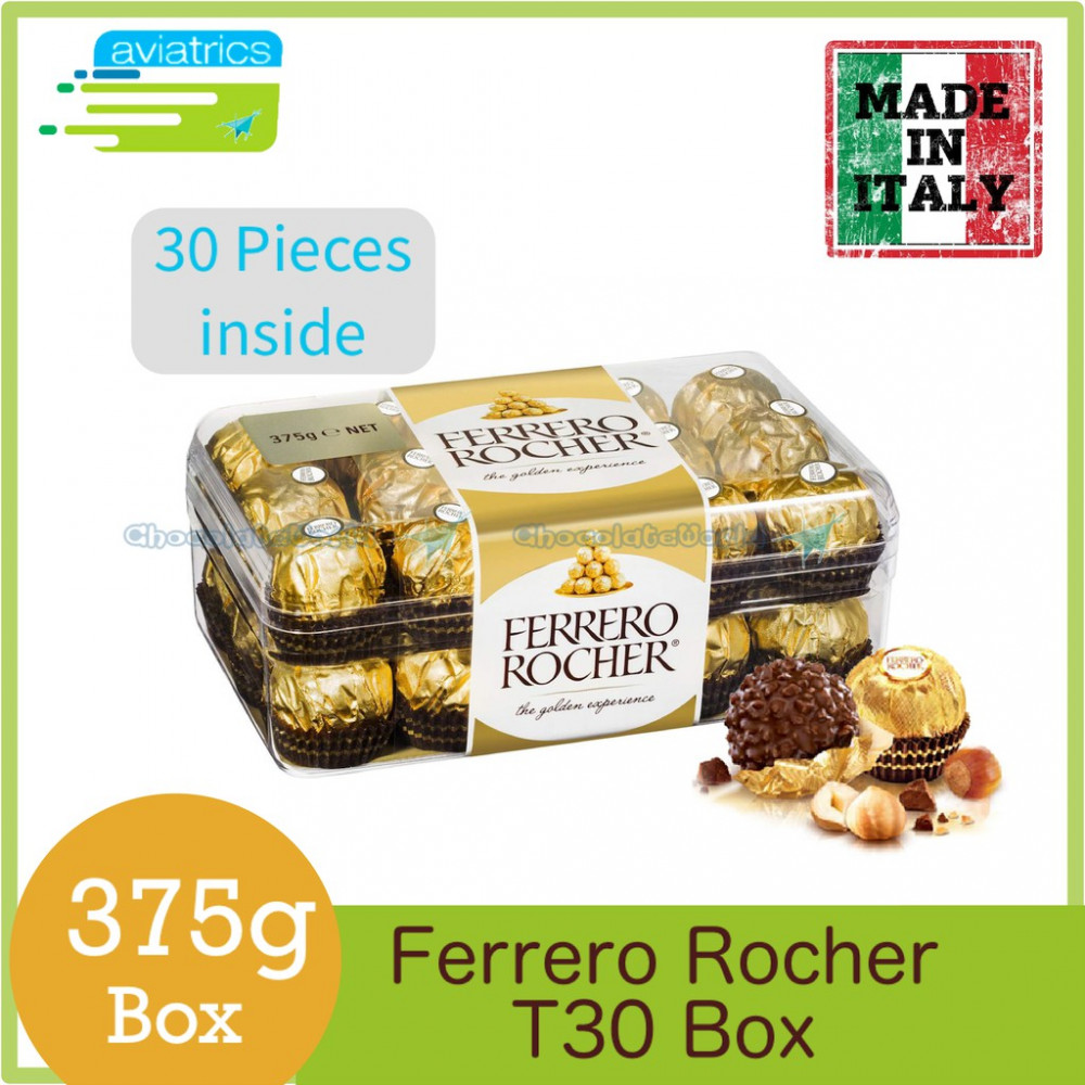Ferrero Rocher 30pc T30 300g (Made in Italy) Ferrero Rocher 30pc T30 300g (Made in Italy)