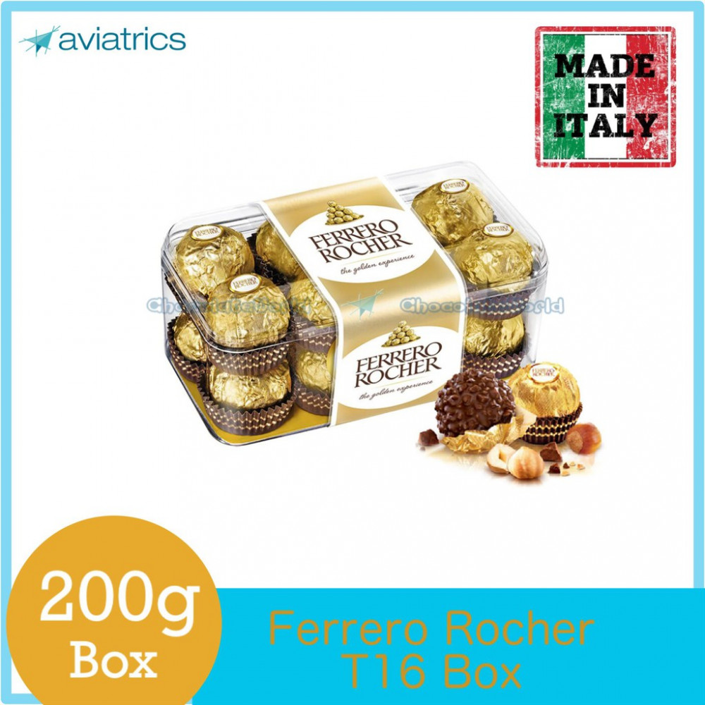 Ferrero Rocher T16 200g (Made in Italy) Ferrero Rocher T16 200g (Made in Italy)