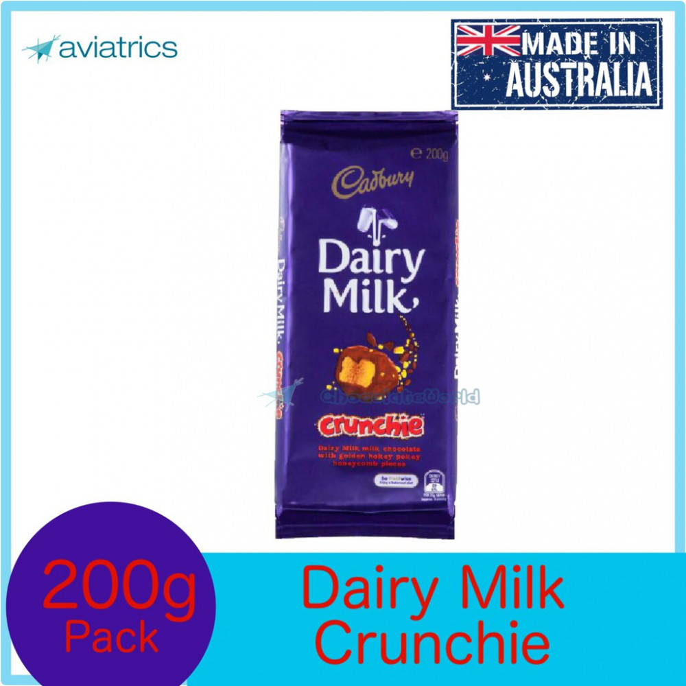 Cadbury Dairy Milk Crunchies 200g (Made in Australia) Cadbury Dairy Milk Crunchies 200g (Made in Australia)