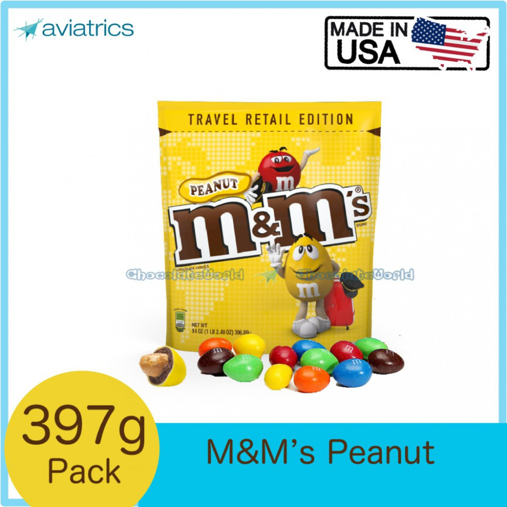 M&M's Peanut Travel Retail Edition 397g M&M's Peanut Travel Retail Edition 397g