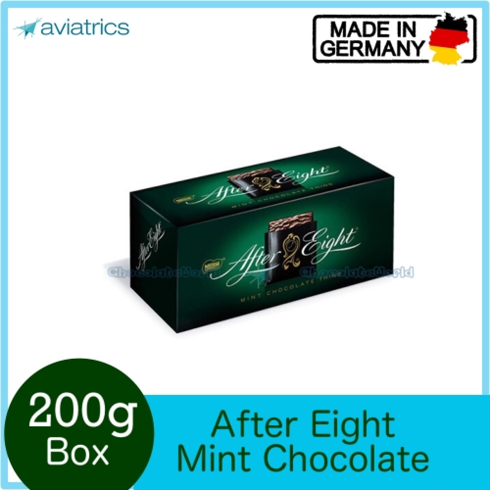 Nestle After Eight Chocolate Mint Thins 200g (Made in Germany) Nestle After Eight Chocolate Mint Thins 200g (Made in Germany)