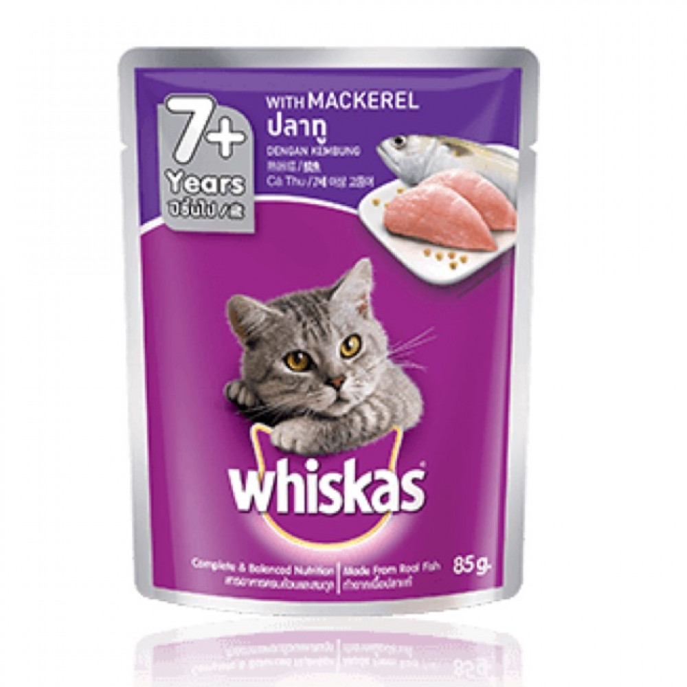 Whiskas 7+ Year Mackerel 85g Whiskas 7+ Year Mackerel 85g