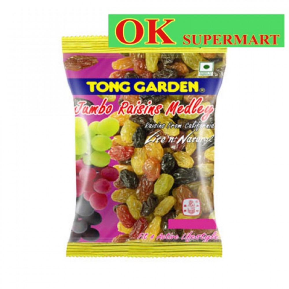 Tong Garden Jumbo Raisins Medley 30gm Tong Garden Jumbo Raisins Medley 30gm
