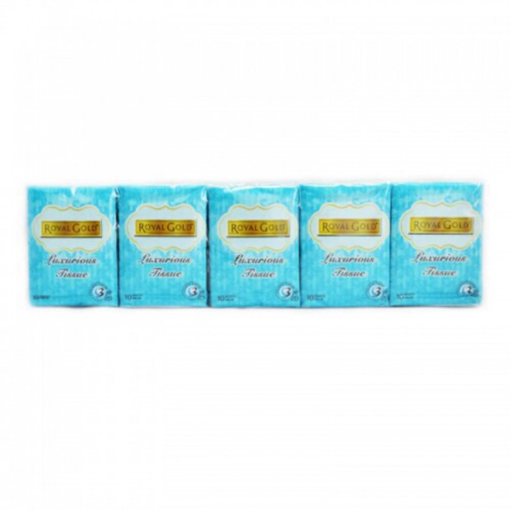 ROYAL GOLD Hanky Pack 3ply x 10’s ROYAL GOLD Hanky Pack 3ply x 10’s