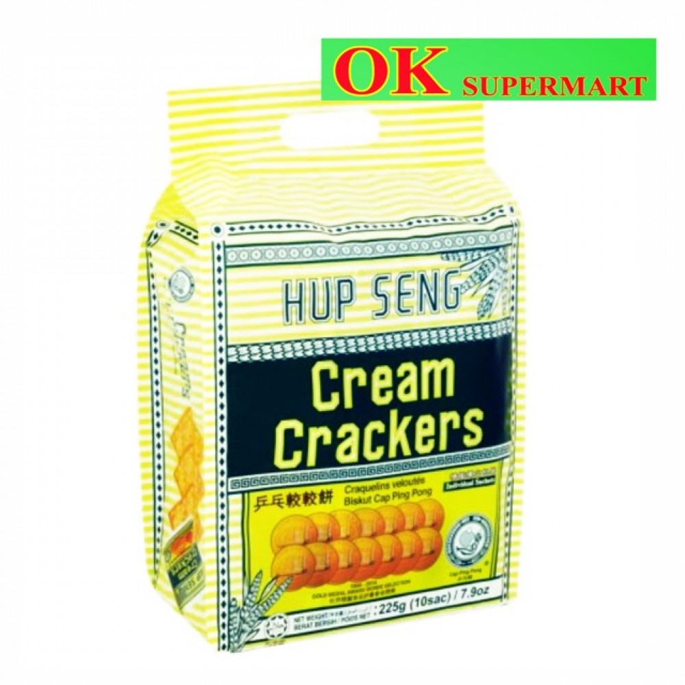 Hup Seng Cream Cracker 225g Hup Seng Cream Cracker 225g