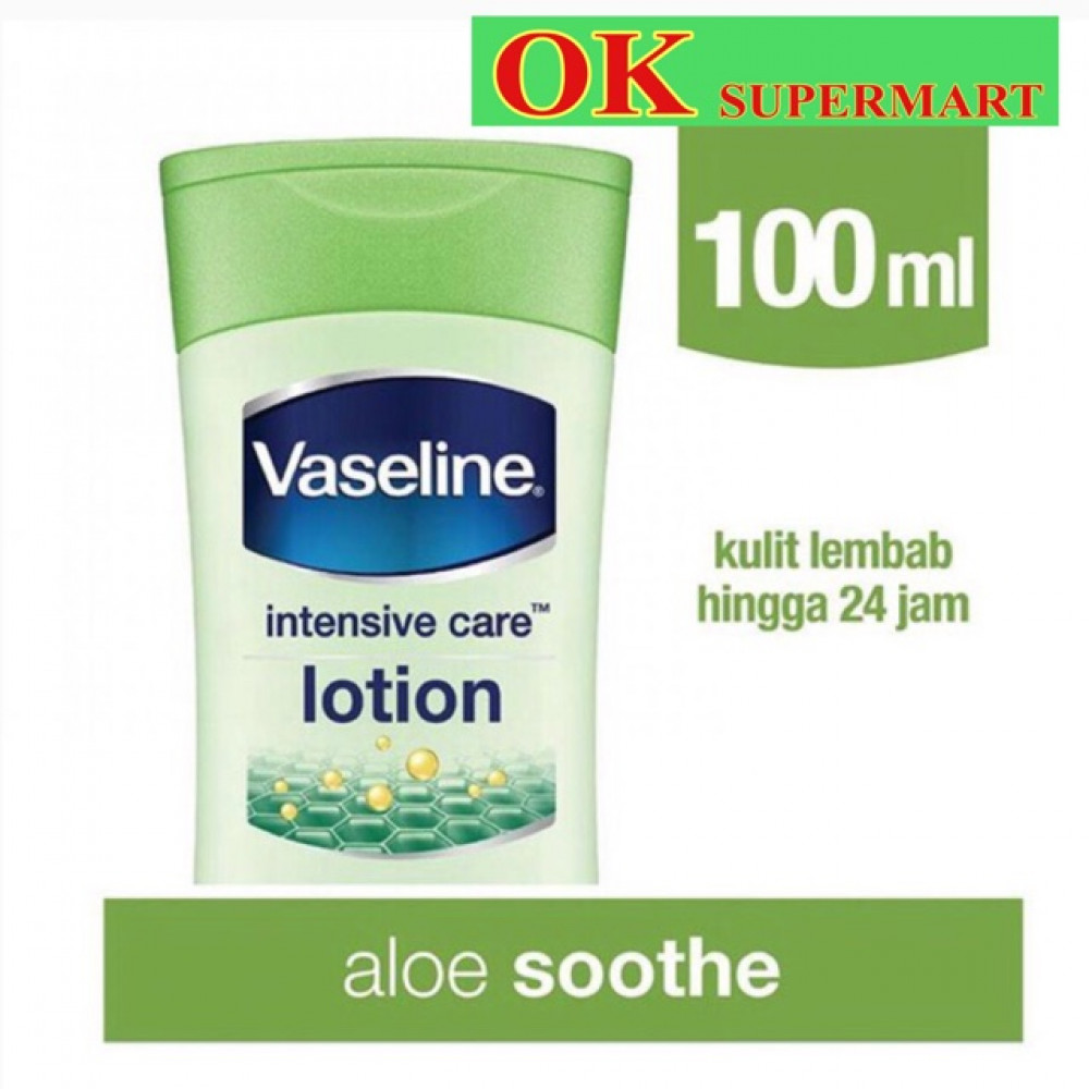 【100ml】VASELINE Intensive Care Aloe Soothe 【100ml】VASELINE Intensive Care Aloe Soothe