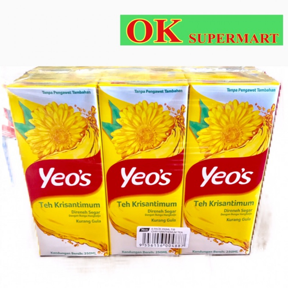 Yeo’s Teh Krisantimum 250ml X 6 Yeo’s Teh Krisantimum 250ml X 6