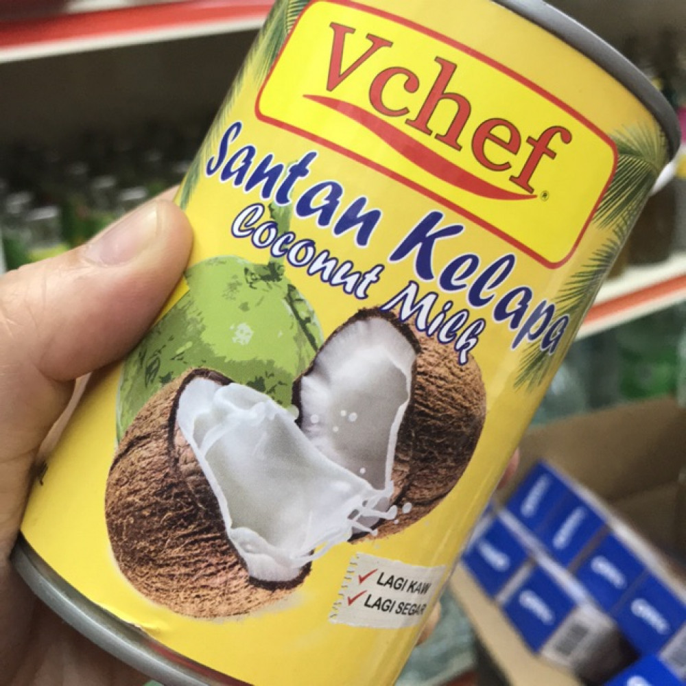 V Chef Santan Kelapa 400ml Easy Open V Chef Santan Kelapa 400ml Easy Open