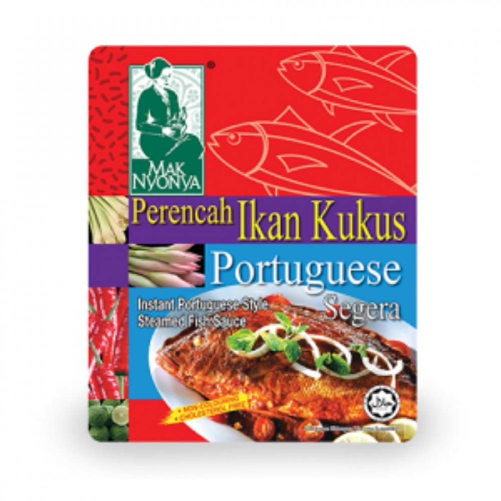 Mak Nyonya Perencah Ikan Kukus Portuguese 200g Mak Nyonya Perencah Ikan Kukus Portuguese 200g