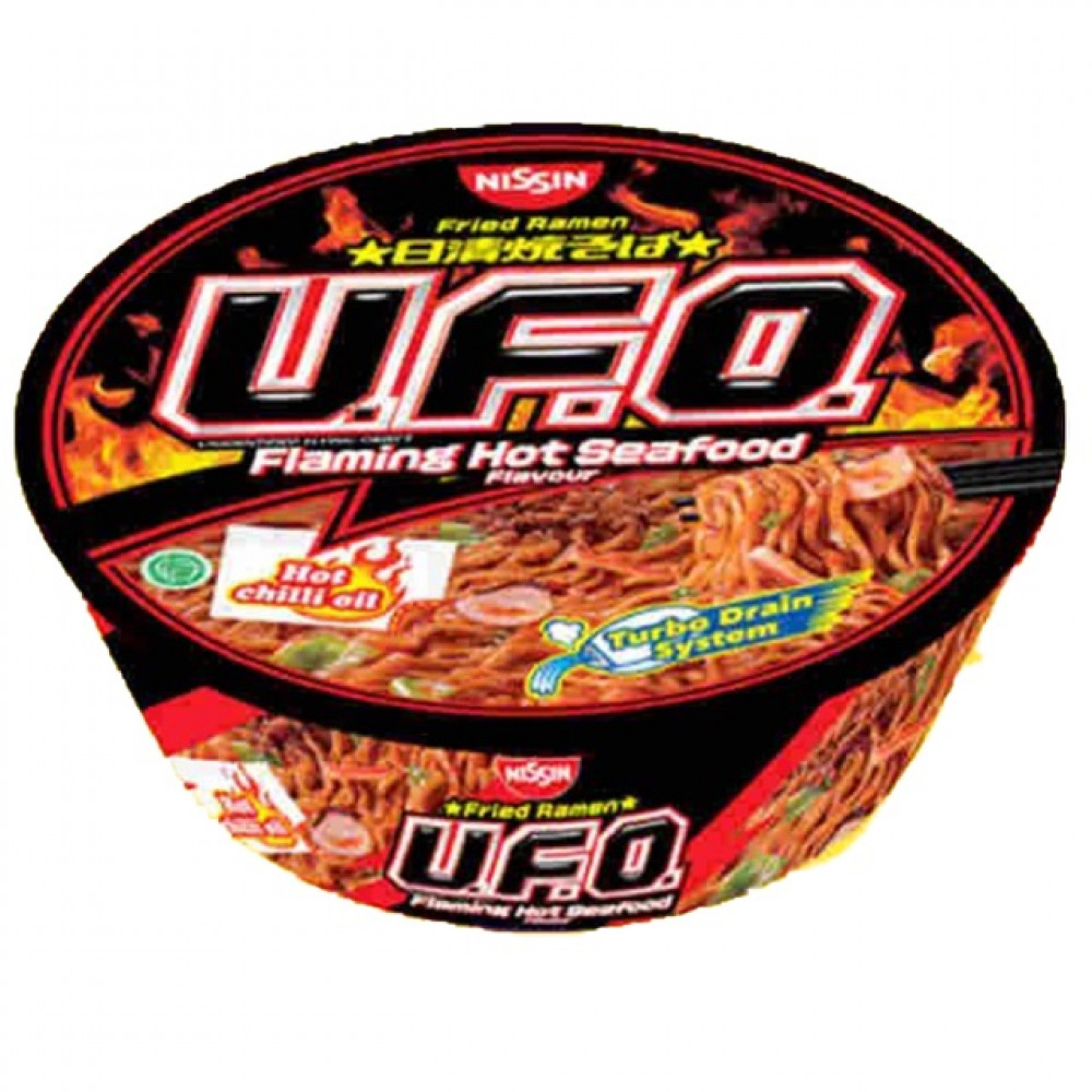 Nissin Fried Ramen Flaming Hot Seafood 99g 日清烧拉面 Nissin Fried Ramen Flaming Hot Seafood 99g 日清烧拉面