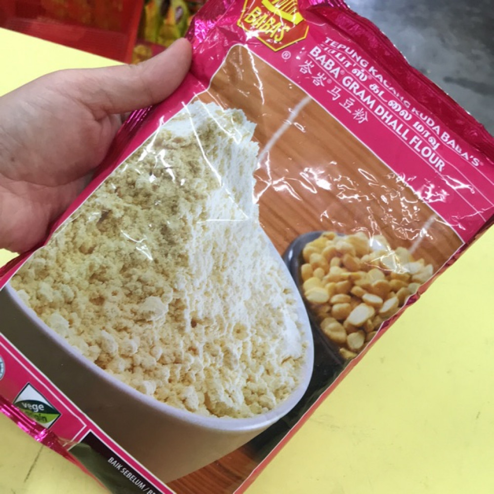 Baba’s Gram Dhall Flour 500g Tepung Kacang Kuda 马豆粉 Baba’s Gram Dhall Flour 500g Tepung Kacang Kuda 马豆粉
