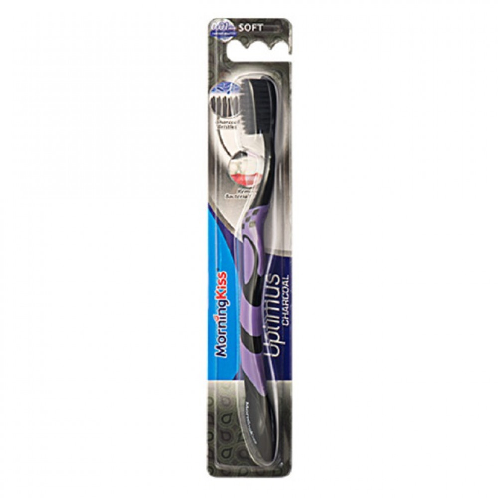 MORNING KISS Optimus Charcoal Soft Toothbrush MORNING KISS Optimus Charcoal Soft Toothbrush