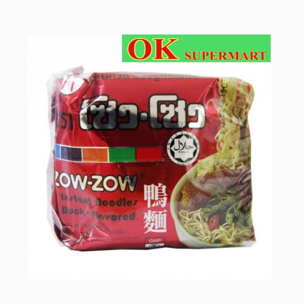 【5's X 60g】Zow-Zow Instant Noodles Duck Flavours 【5's X 60g】Zow-Zow Instant Noodles Duck Flavours