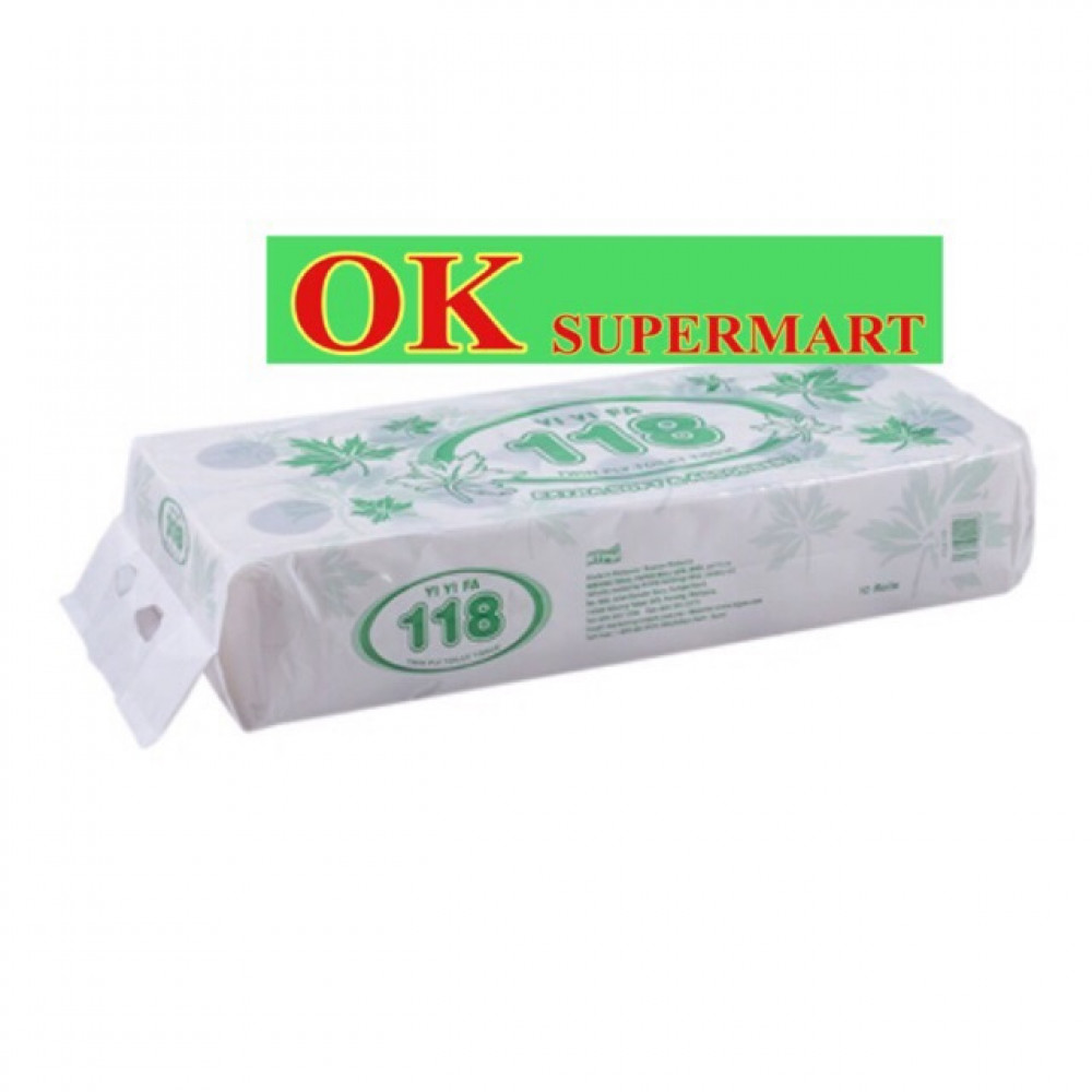 Yi Yi Fa 118 Twin Ply Toilet Tissue 10's Yi Yi Fa 118 Twin Ply Toilet Tissue 10's