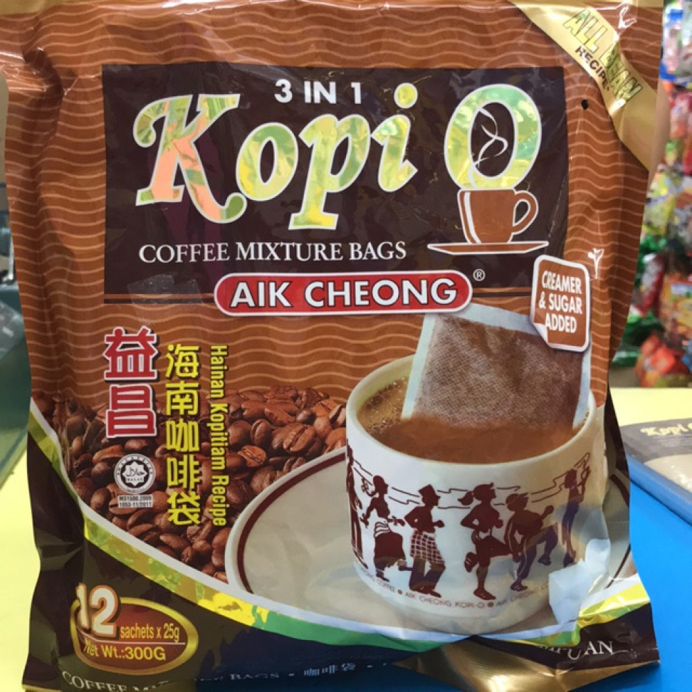 【12's X 25g】Aik Cheong Kopi O Hainan Kopitiam Recipe 【12's X 25g】Aik Cheong Kopi O Hainan Kopitiam Recipe