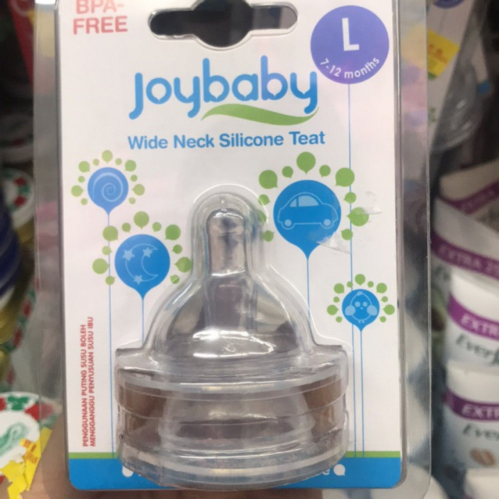 Joy Baby Wide Neck Silicone Teat 2’s Joy Baby Wide Neck Silicone Teat 2’s