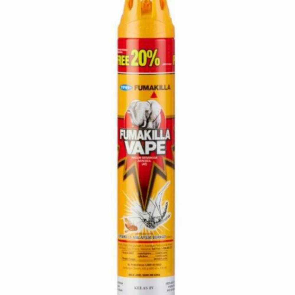 Fumakilla Vape Aerosol 600ml + 120ml Fumakilla Vape Aerosol 600ml + 120ml