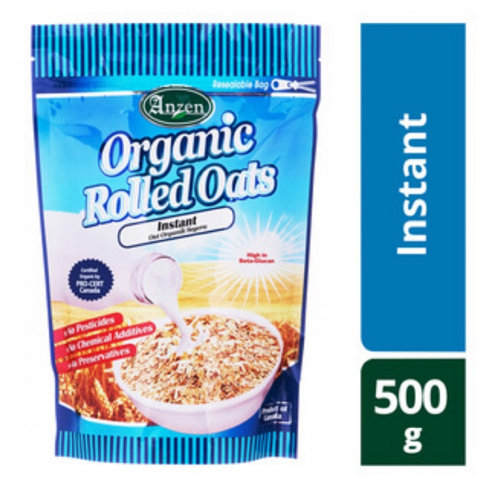 【Instant】ANZEN Organic Rolled Oats 500g 【Instant】ANZEN Organic Rolled Oats 500g
