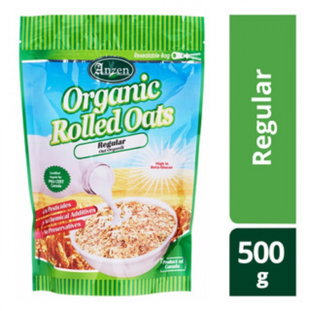 Anzen Organic Rolled Oats 500g Anzen Organic Rolled Oats 500g