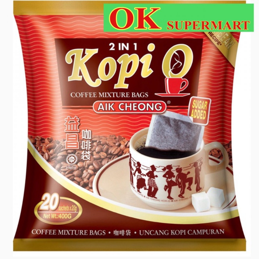 Aik Cheong Kopi O 2 In 1 20g X 20’s Aik Cheong Kopi O 2 In 1 20g X 20’s