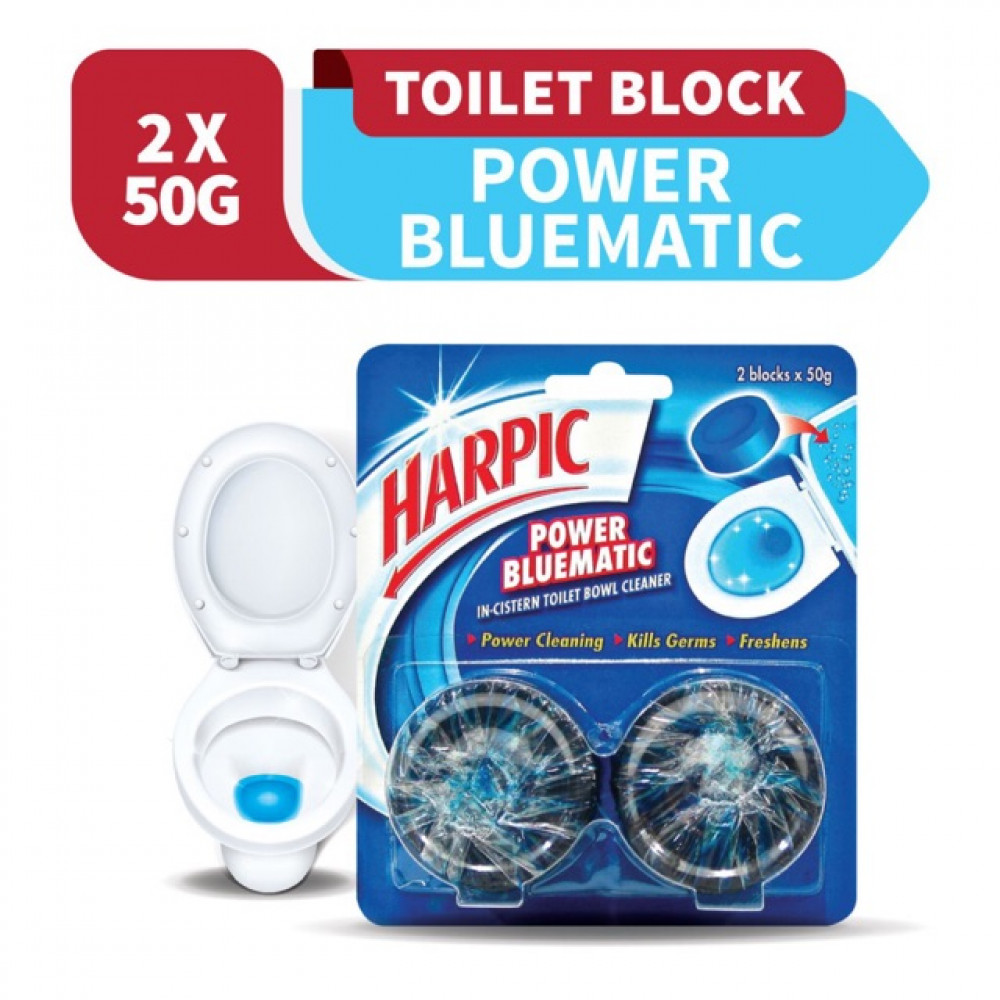 Harpic Power Bluematic 50g X 2’s Harpic Power Bluematic 50g X 2’s