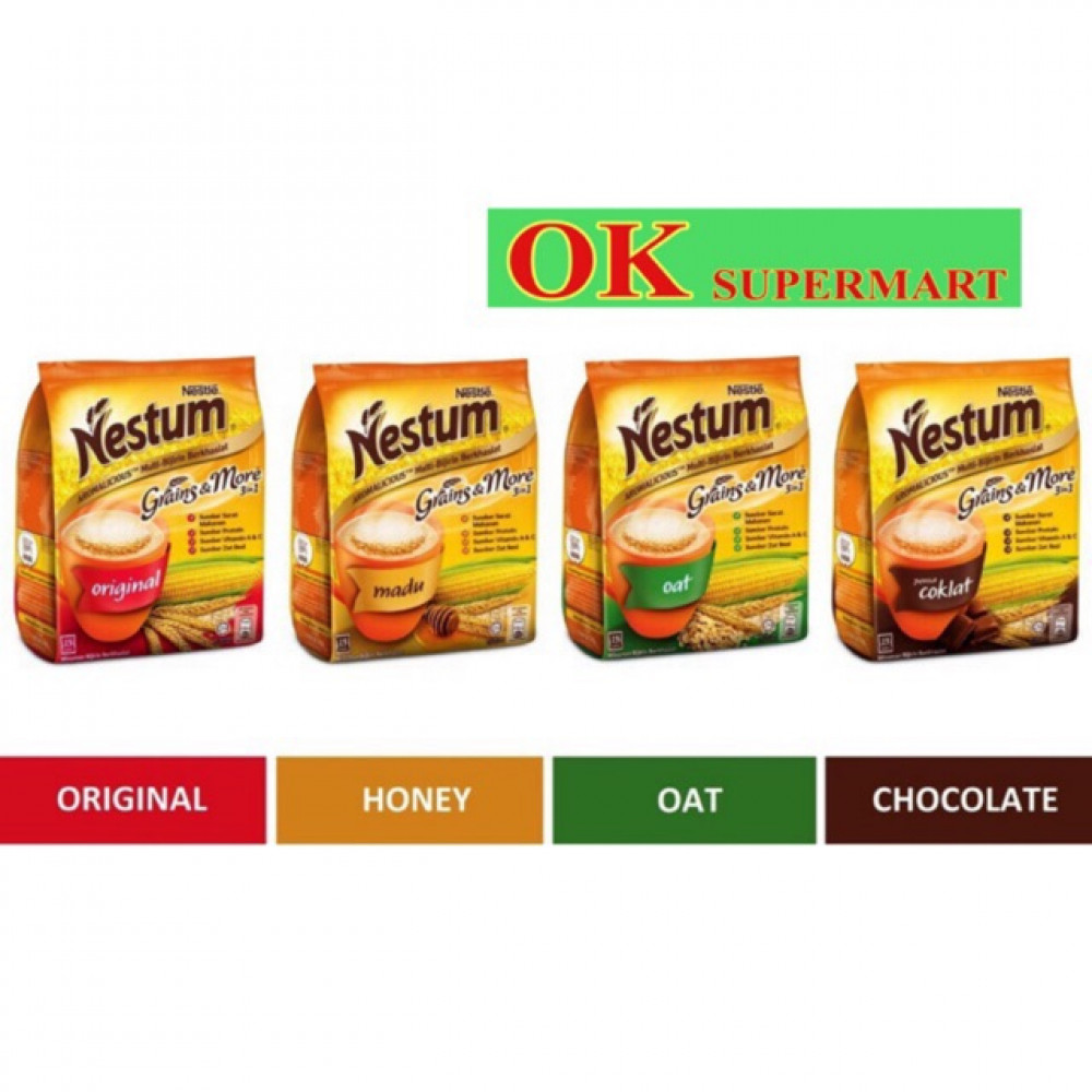 【3 In 1】Nestum Original / Madu / Coklat / Oat 【3 In 1】Nestum Original / Madu / Coklat / Oat