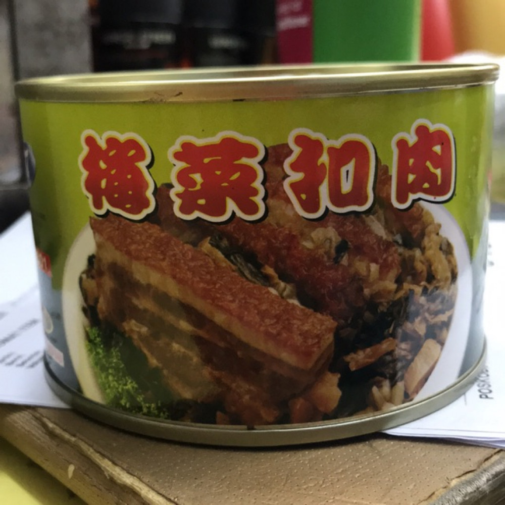 MeiNing Pork Sliced With Preserved Vegetable 397g MeiNing Pork Sliced With Preserved Vegetable 397g