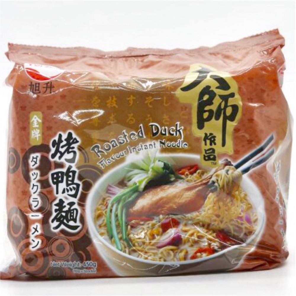 YORSHIN Roasted Duck Flavour Instant Noodle 90g x 5’s 旭升 金牌 烤鸭面 YORSHIN Roasted Duck Flavour Instant Noodle 90g x 5’s 旭升 金牌 烤鸭面