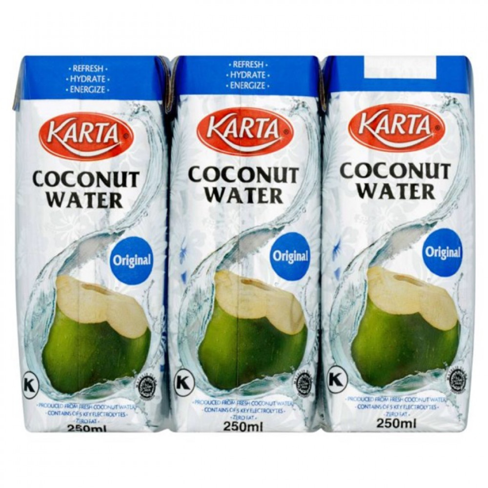 【250ml X 6】Karta Original Coconut Water 【250ml X 6】Karta Original Coconut Water