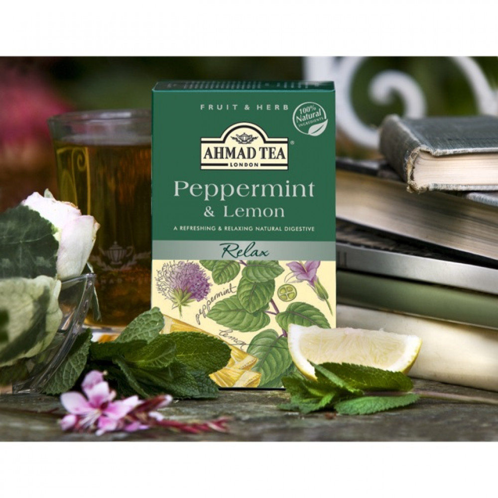【20 Teabags】AHMAD TEA Peppermint And Lemon 【20 Teabags】AHMAD TEA Peppermint And Lemon