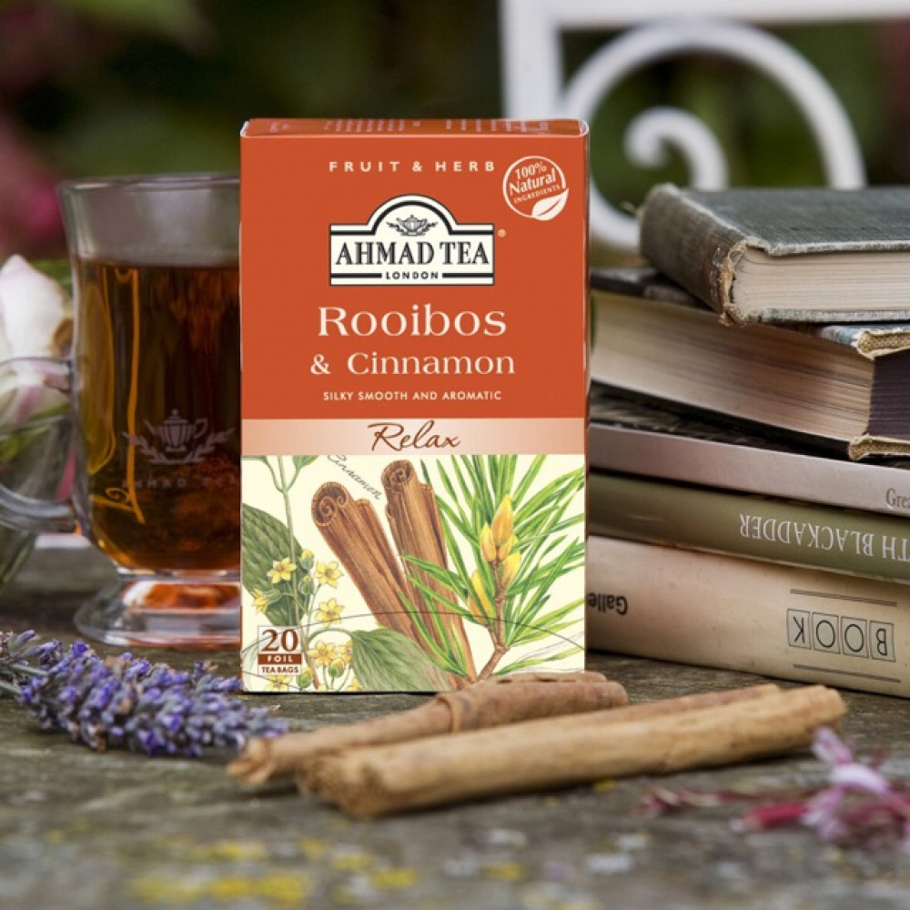 【20 Teabags】AHMAD TEA Rooibos & Cinnamon 【20 Teabags】AHMAD TEA Rooibos & Cinnamon