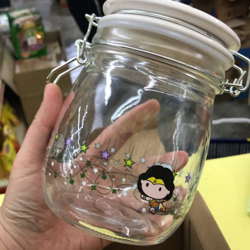 Justice League Glass Jar Justice League Glass Jar