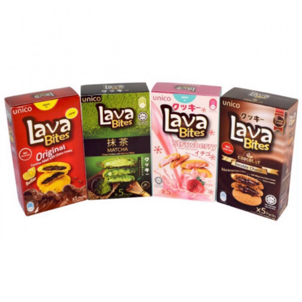 【4 X 50g】【Halal】LAVA BITES Cookies 4 In 1 【4 X 50g】【Halal】LAVA BITES Cookies 4 In 1