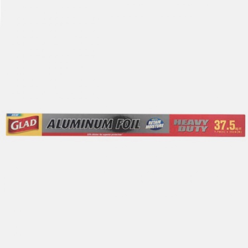 New Glad Aluminium Foil Heavy Duty 37.5 sq ft New Glad Aluminium Foil Heavy Duty 37.5 sq ft