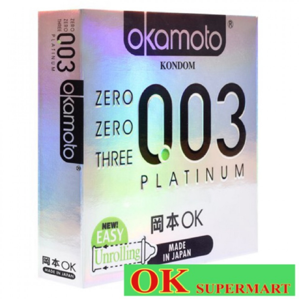Okamoto 003 Platinum 3pcs Okamoto 003 Platinum 3pcs