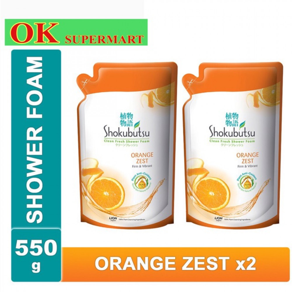 【2 X 550ml】Shokubutsu Body Wash Refill 【2 X 550ml】Shokubutsu Body Wash Refill