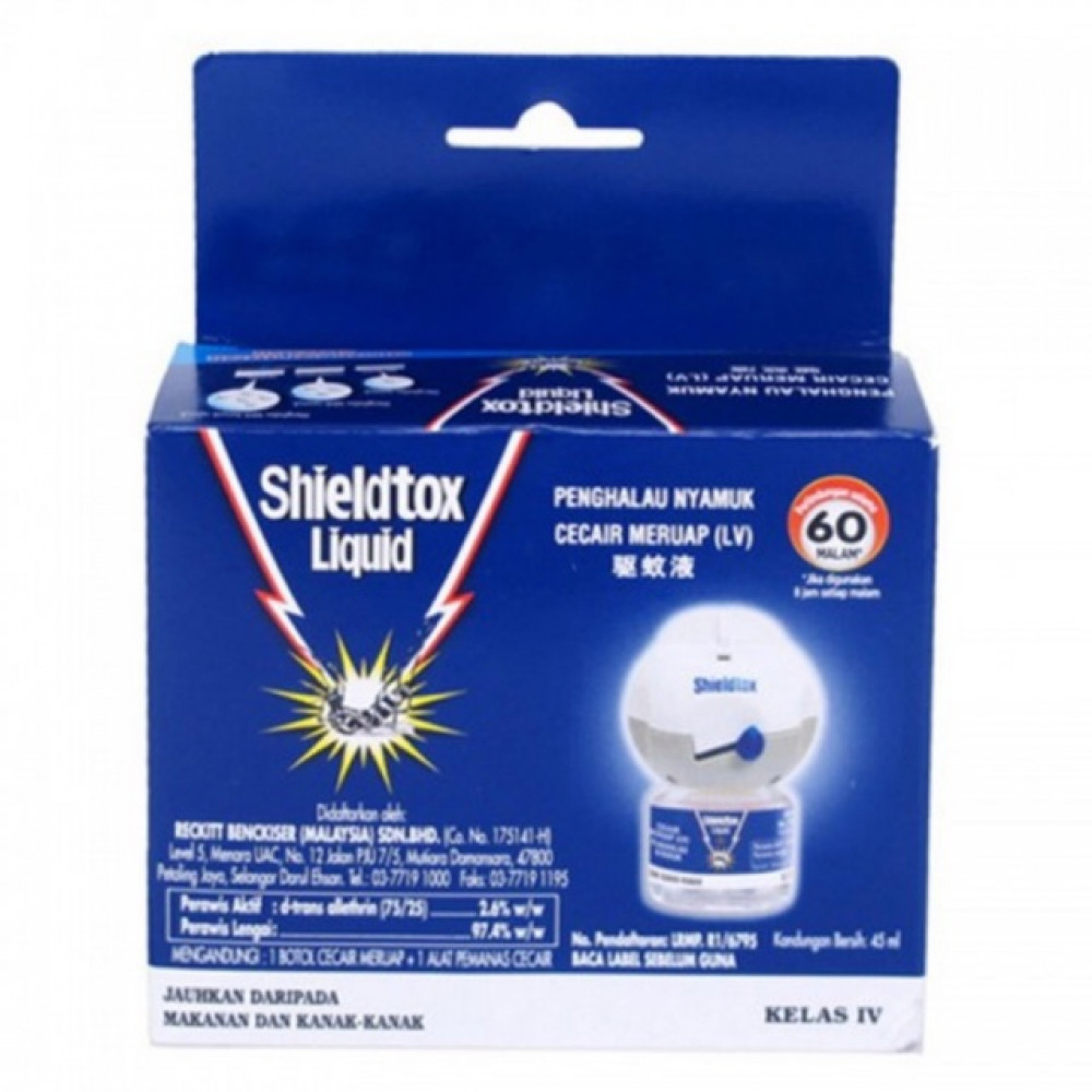 Shieldtox Liquid Heater With 45ml Refill Shieldtox Liquid Heater With 45ml Refill