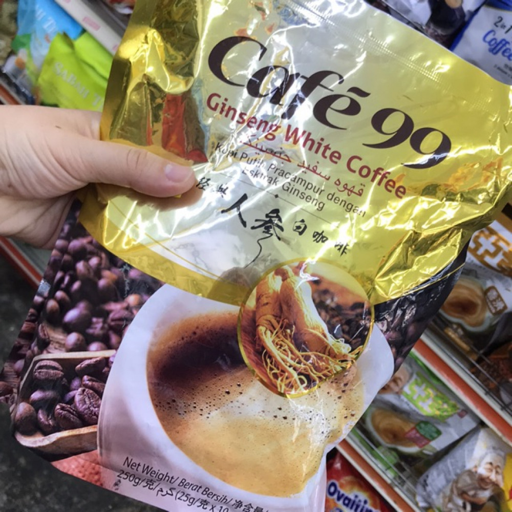 Cafe 99 Ginseng White Coffee 25g x 10 Cafe 99 Ginseng White Coffee 25g x 10