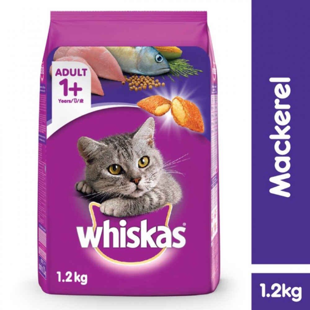 Whiskas 1+ Year Mackerel 1.2kg Whiskas 1+ Year Mackerel 1.2kg