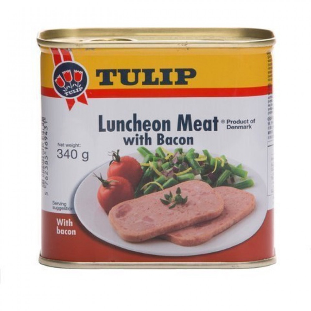 Tulip Luncheon Meat with Bacon 340g Tulip Luncheon Meat with Bacon 340g