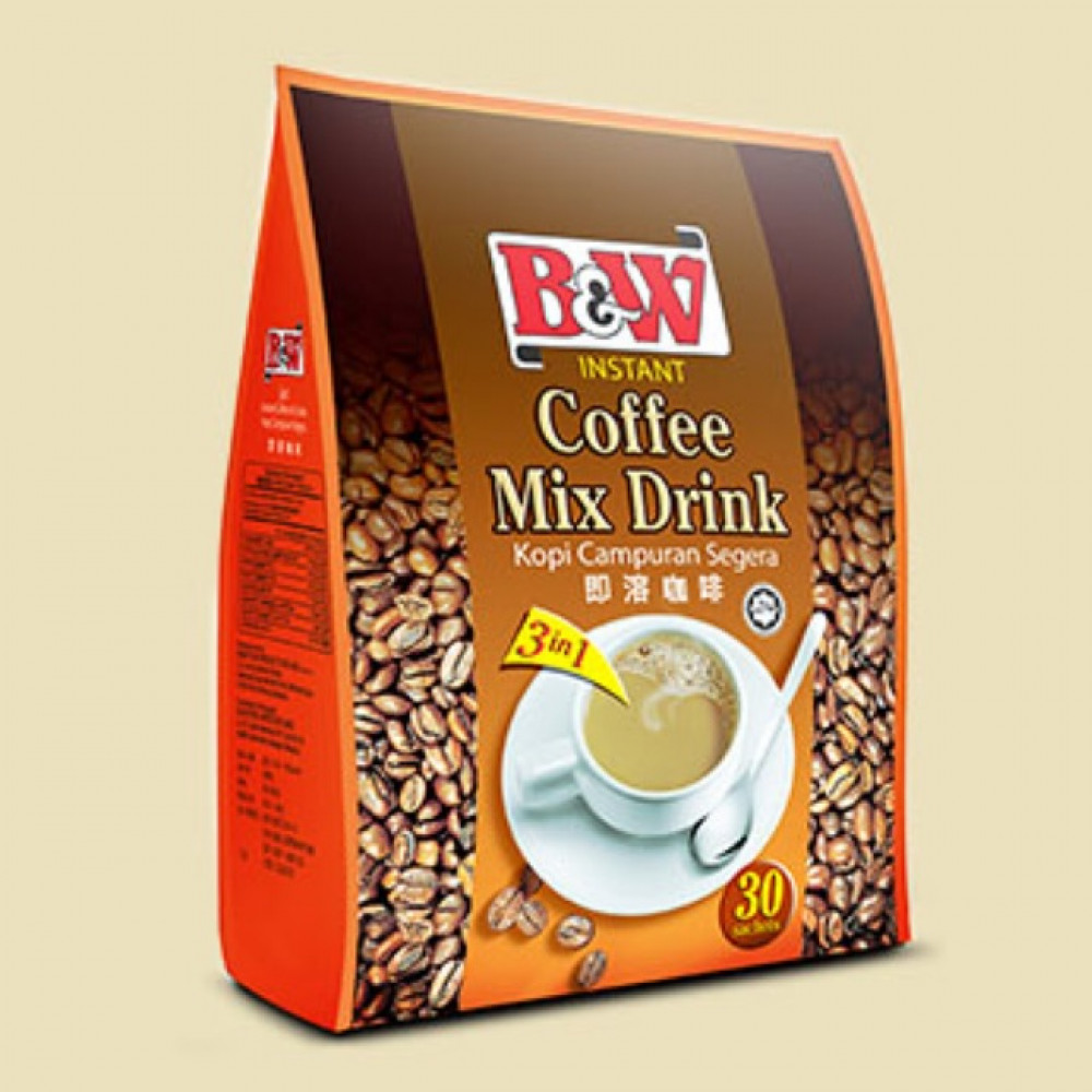 B&W Instant Coffee Mix Drink 20g x 30’s B&W Instant Coffee Mix Drink 20g x 30’s