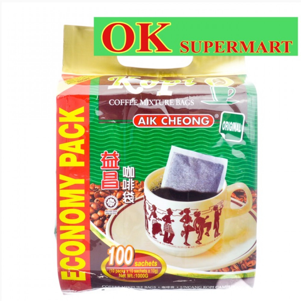 【100's】AIK CHEONG Economy Pack Kopi O 10g 【100's】AIK CHEONG Economy Pack Kopi O 10g