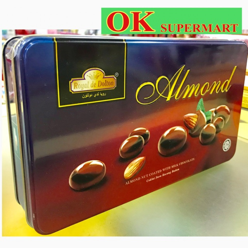 Royal De Dolton Almond Nuts Coated With Milk Chocolate 180g Royal De Dolton Almond Nuts Coated With Milk Chocolate 180g