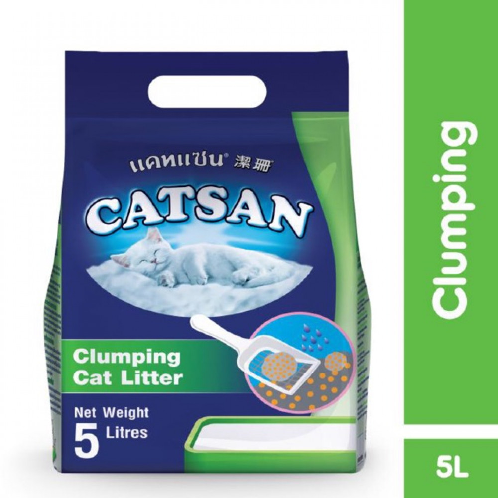 【5L】Catsan Clumping Cat Litter / Pasir Kucing 【5L】Catsan Clumping Cat Litter / Pasir Kucing