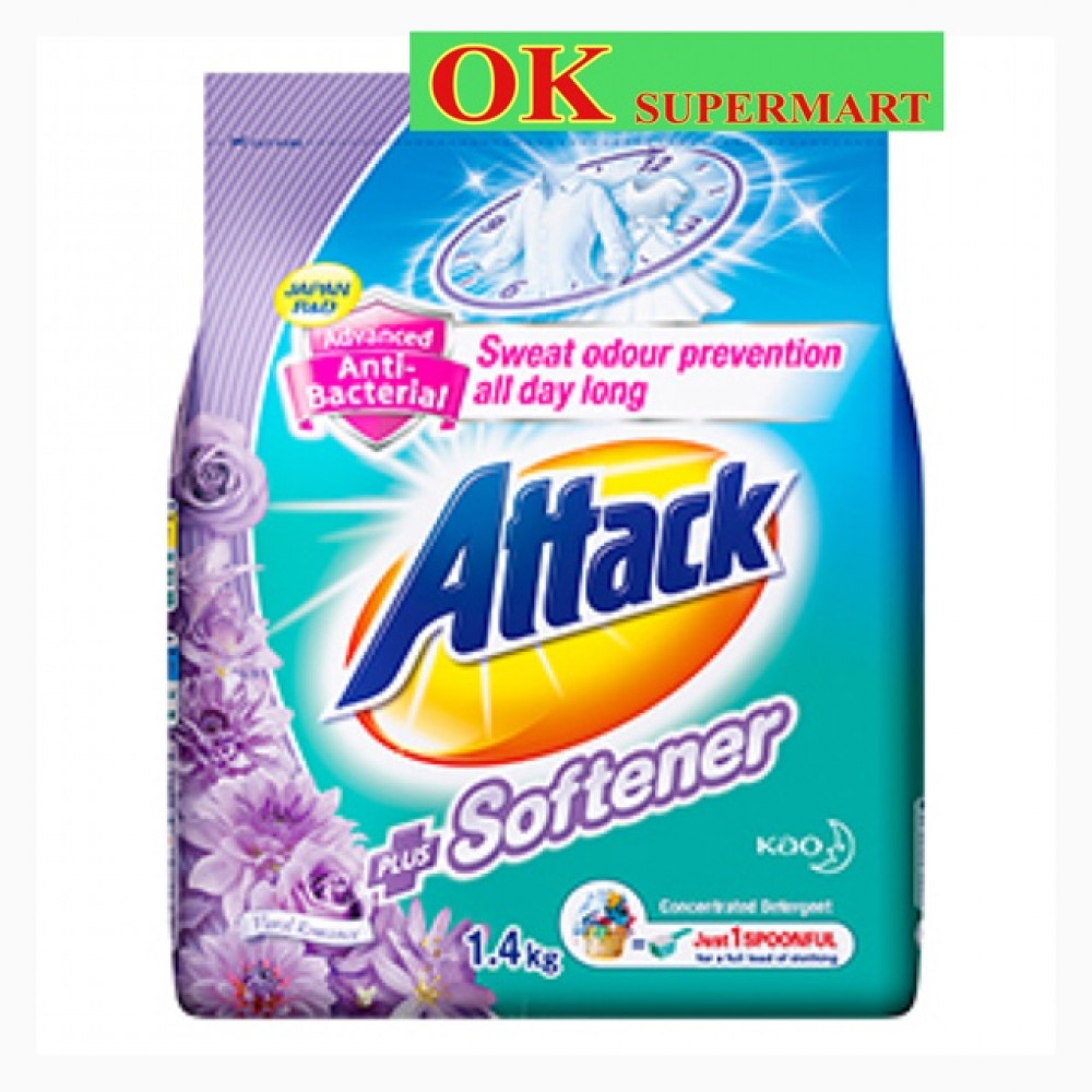 Kao Attack Floral Romance Plus Softener 1.4kg Kao Attack Floral Romance Plus Softener 1.4kg