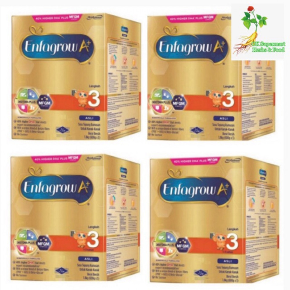 【4 Boxes】Enfagrow A+ Step 3 / Step 4 1.8kg 【4 Boxes】Enfagrow A+ Step 3 / Step 4 1.8kg