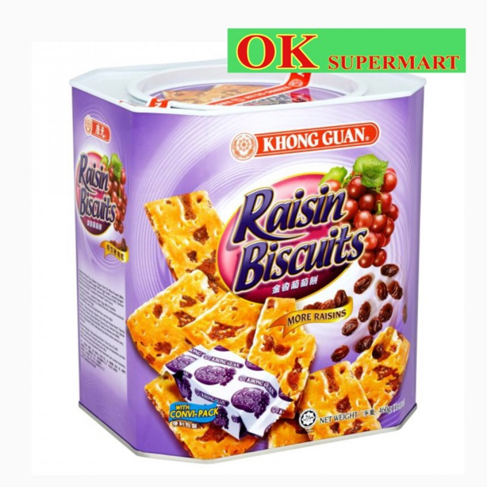 Khong Guan Raisin Biscuits 460g Khong Guan Raisin Biscuits 460g