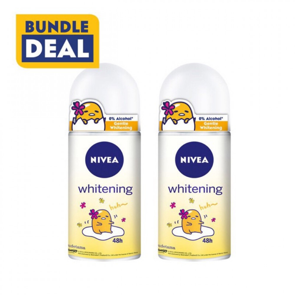 【2 Bottle】Nivea Gudetama 50ml Deodorant Roll On 【2 Bottle】Nivea Gudetama 50ml Deodorant Roll On
